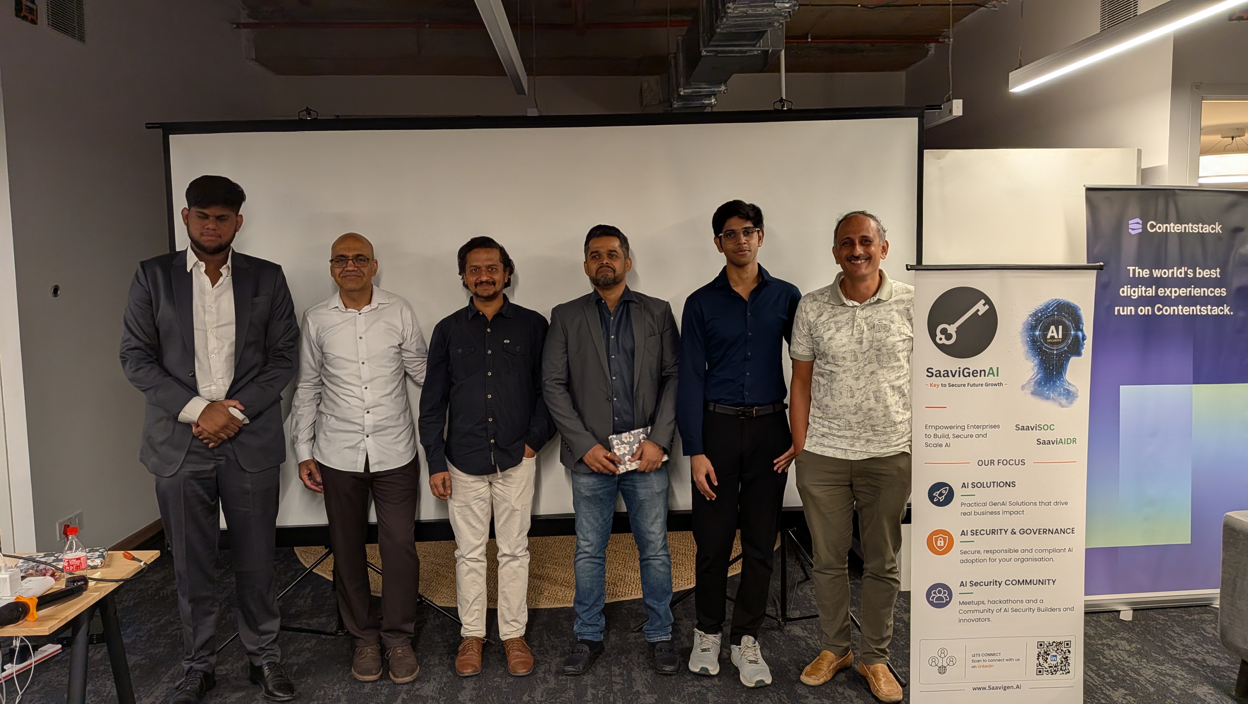 Speakers, organizers, and attendees at the Anthropic CCCL AI Security event in Bengaluru